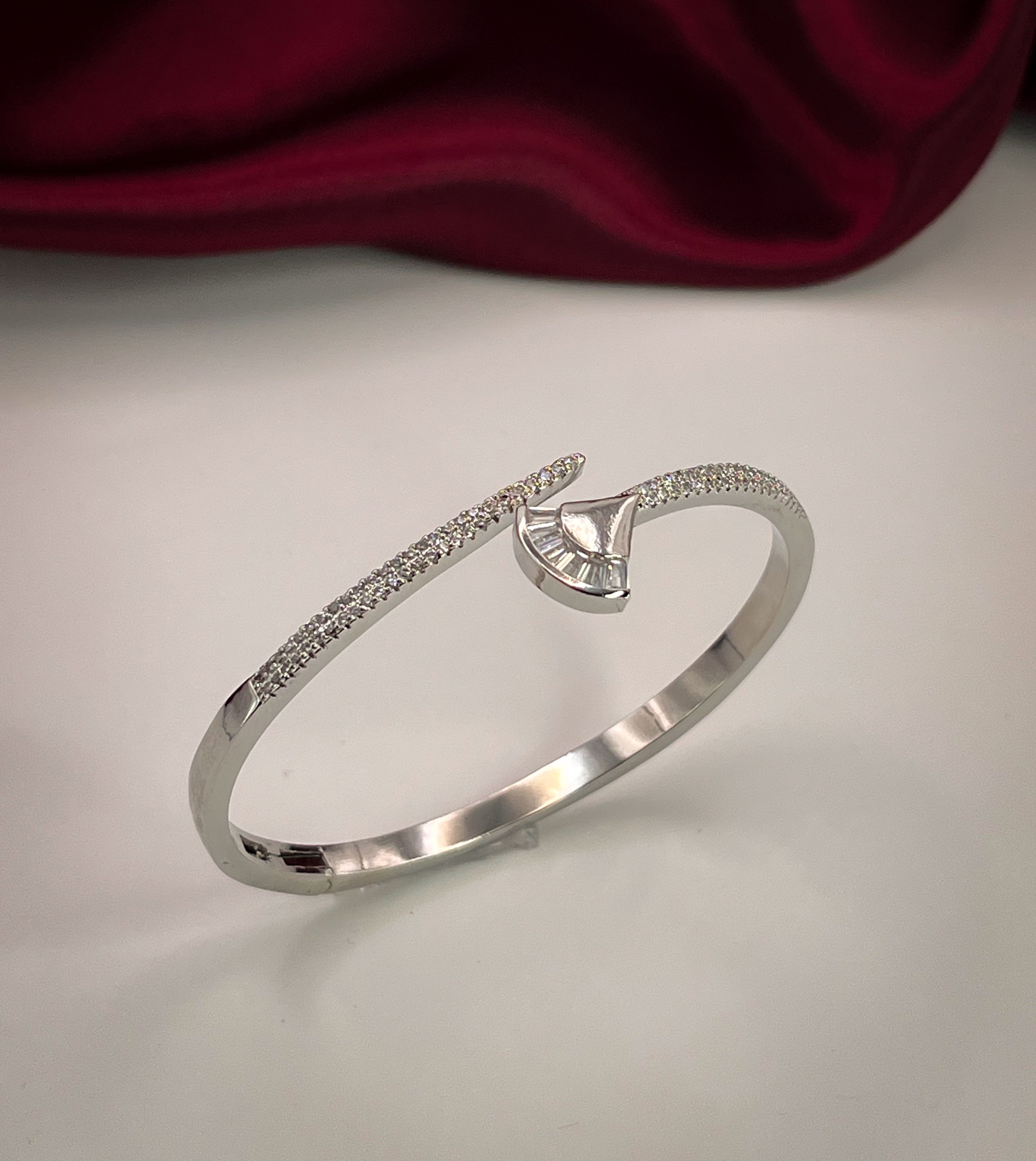 Celeste Duo  Bangle and RIng SIlver- VSKY