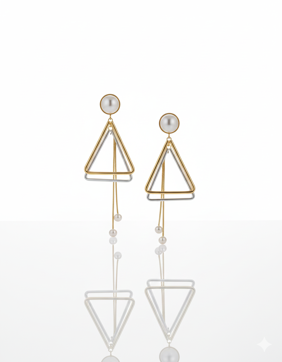 Luna Triangle Earring