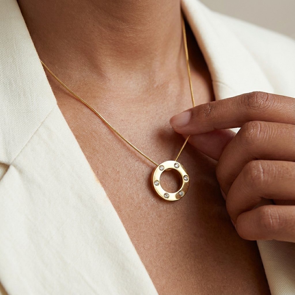 Celestial Ring Necklace