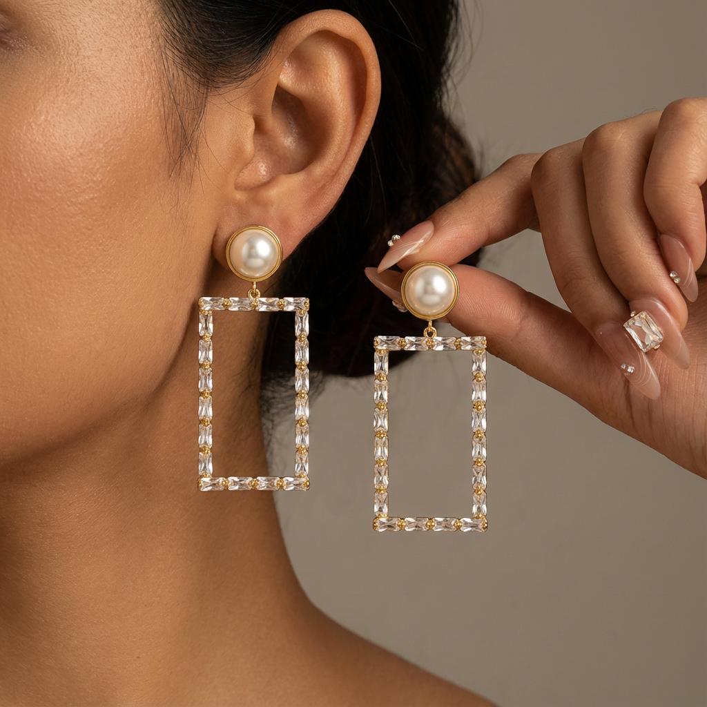 The Power Frame Earring