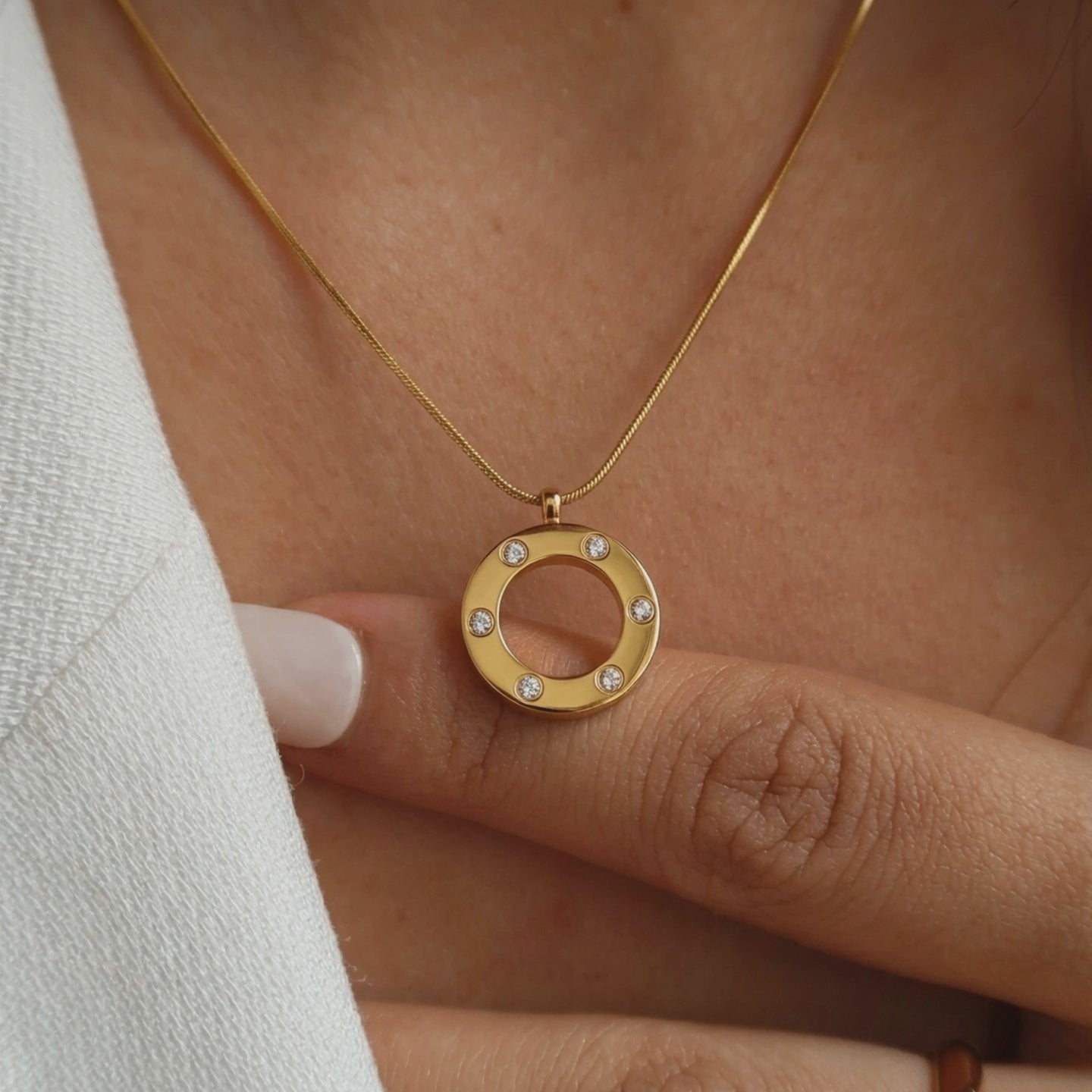 Celestial Ring Necklace